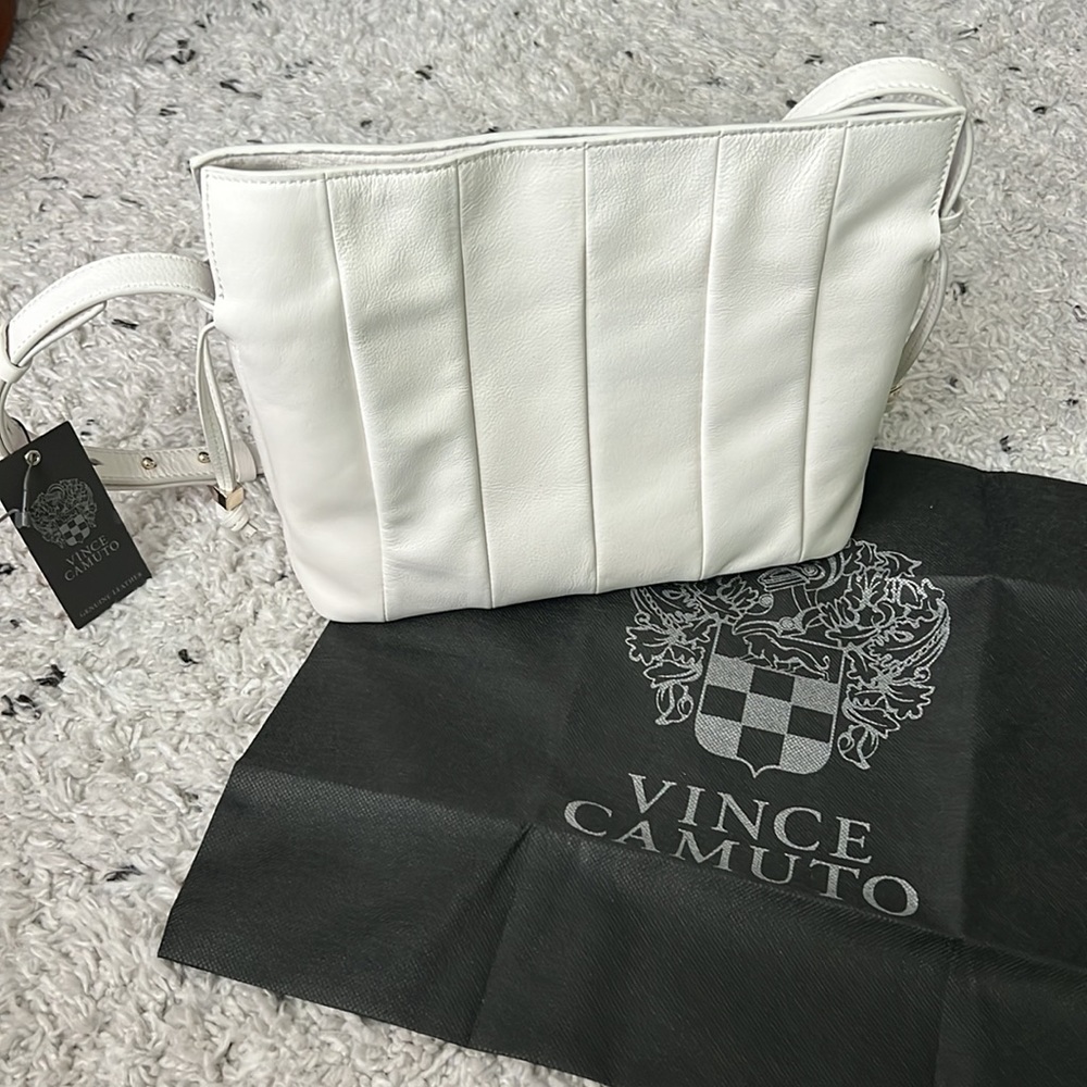 Vince Camuto White Dario Crossbody